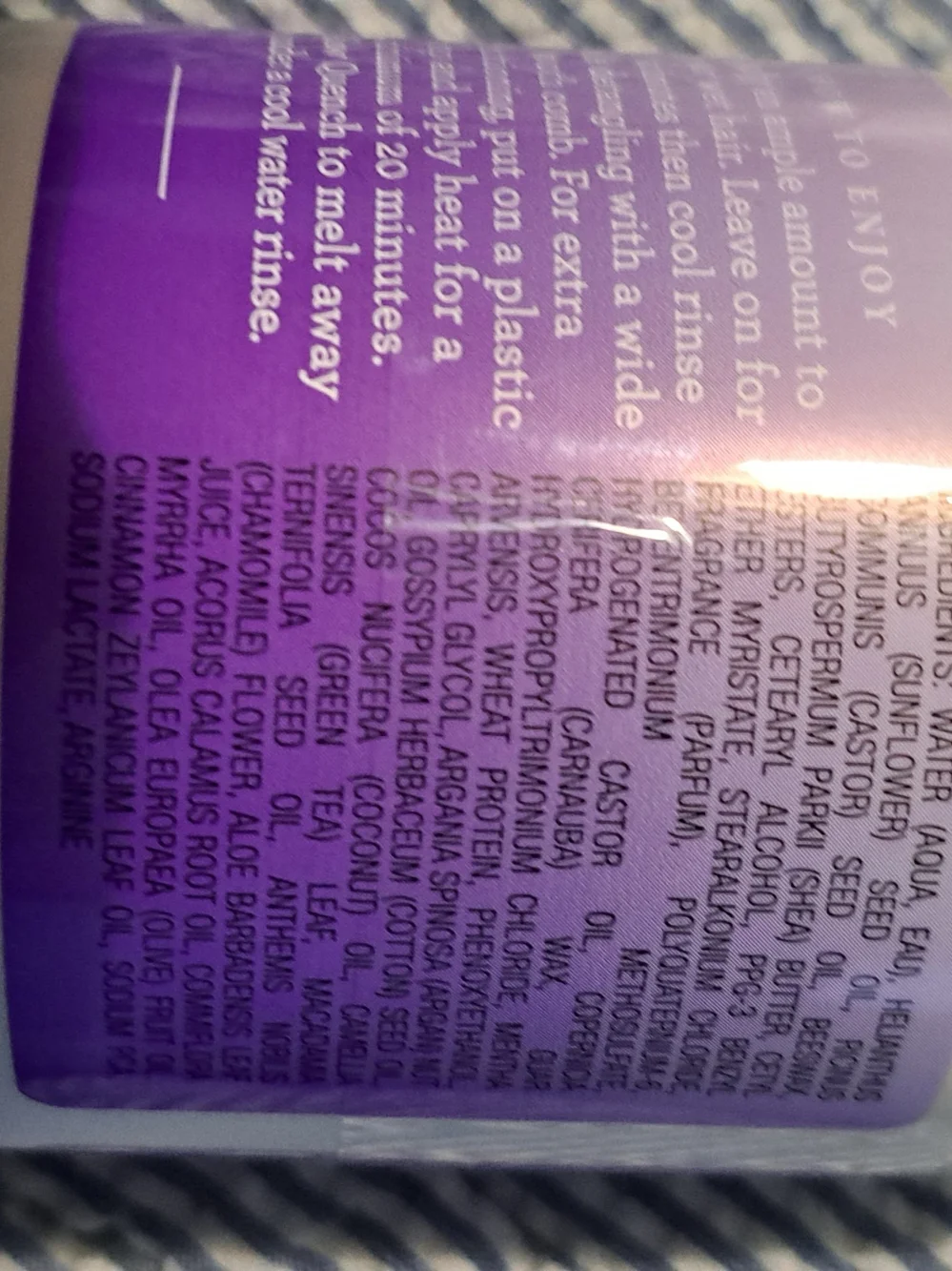 (1)Camille Rose Lavender Quench Deep Conditioner